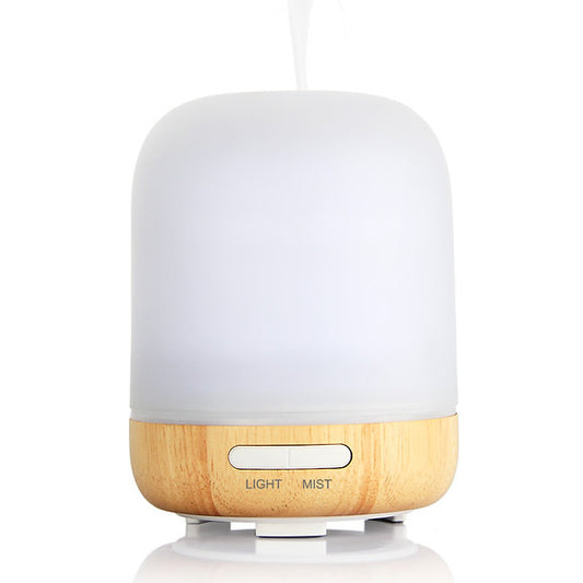 Frosted Glass Bamboo Ultrasonic Oil Diffuser