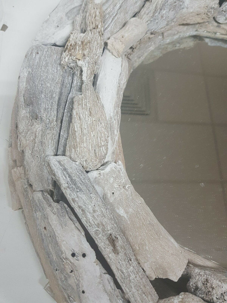 Coastal Driftwood Handcrafted Mirror 50cm