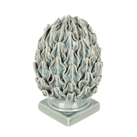 French Hamptons Stoneware Acorn Finial